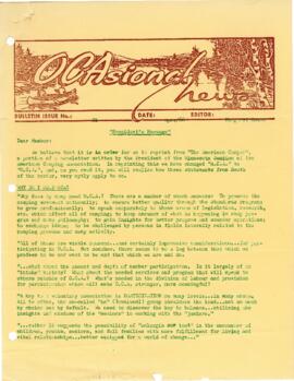OCAsional News, bulletin issue No. 21