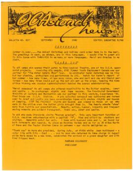 OCAsional News, bulletin no. 107