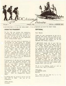 OCAsional News, volume 1