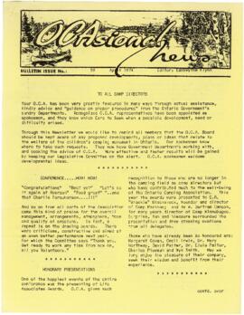 OCAsional News, bulletin issue no. 59