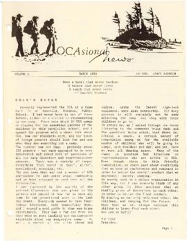 OCAsional News, volume 3