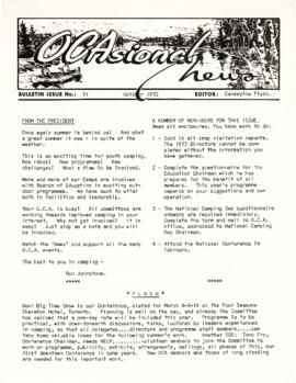 OCAsional News, bulletin issue no. 51