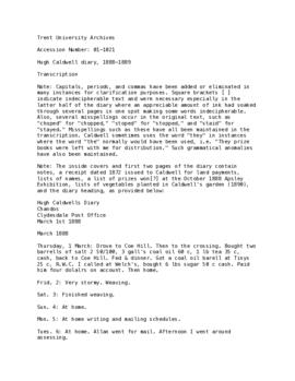 Transcript of the diary