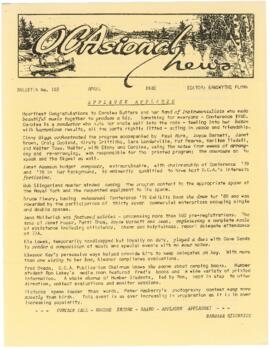 OCAsional News, bulletin no. 103