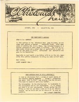 OCAsional News, bulletin no. 118