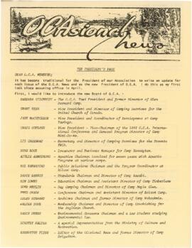 OCAsional News, bulletin no. 115