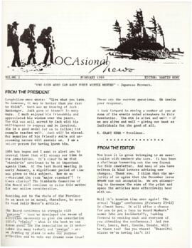 OCAsional News volume 1