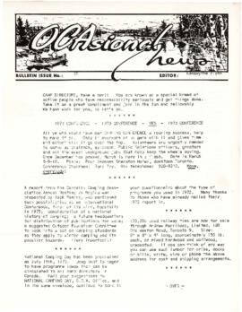 OCAsional News, bulletin issue no. 52